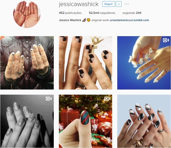 Foto: reprodução Jessica Washick/Instagram